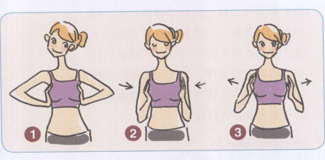 学会5个按摩动作，让胸部挺起来 怎么样按摩能让胸变挺