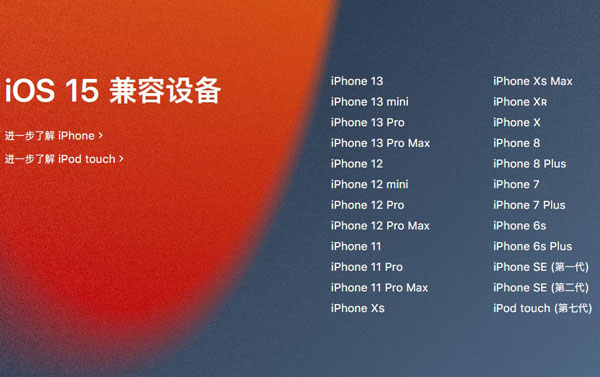 iphone11可以升级ios15吗