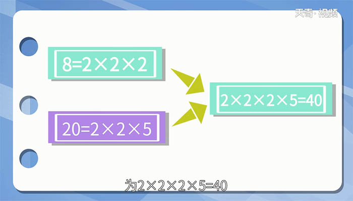 8和20的最小公倍数 8和20的最小公倍数是什么