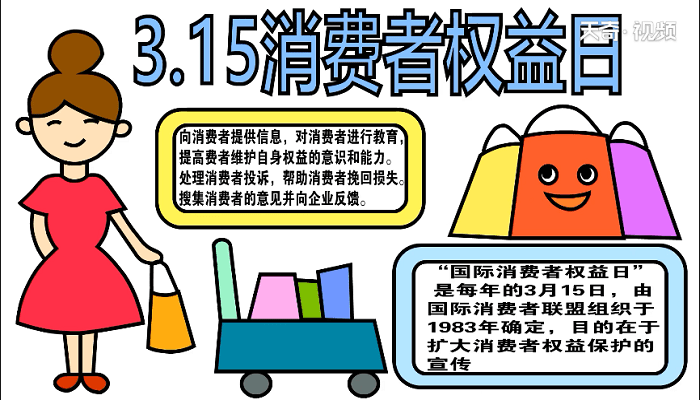 315消费者权益手抄报 315消费者权益画报