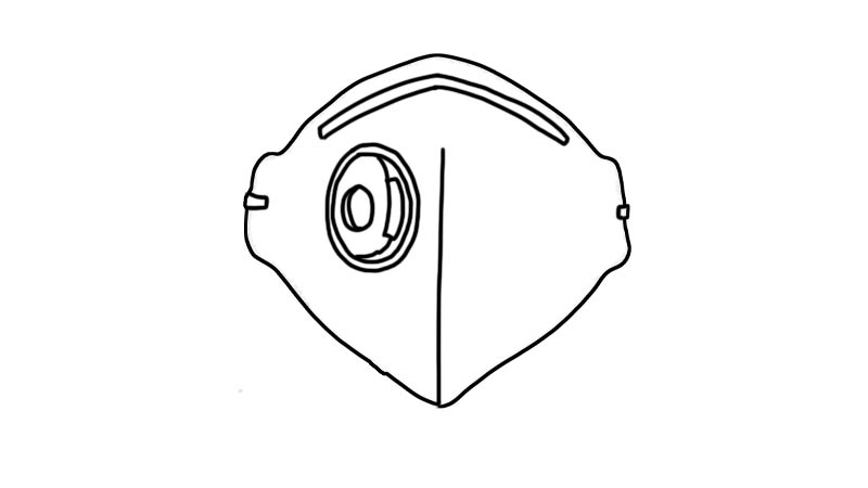 n95口罩简笔画怎么画  n95口罩简笔画画法