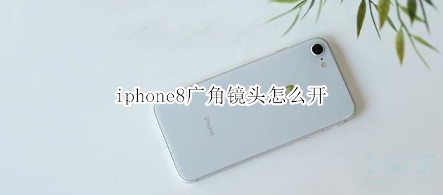 iphone8广角镜头怎么开