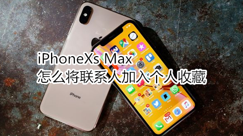 iPhoneXs Max怎么将联系人加入个人收藏