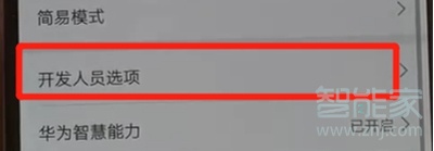 华为nova5怎么退出开发者选项