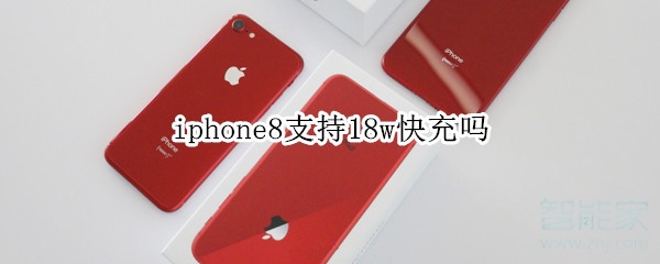 iphone8支持18w快充吗