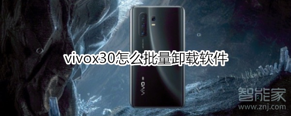 vivox30怎么批量卸载软件