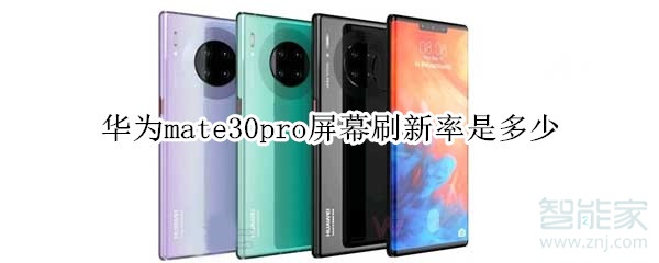 华为mate30pro屏幕刷新率是多少