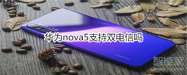 华为nova5支持双电信吗