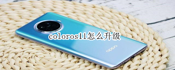 coloros11怎么升级