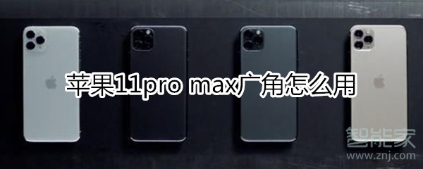 苹果11pro max广角怎么用