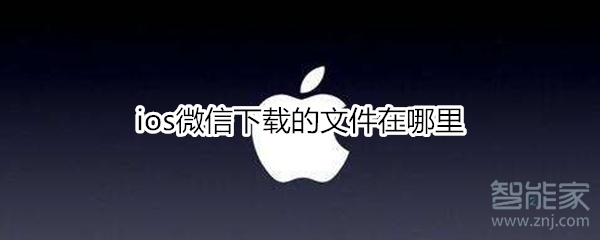 ios微信下载的文件在哪里