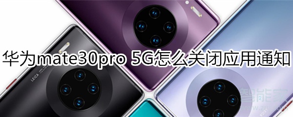 华为mate30pro 5G版怎么关闭应用通知