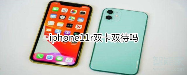 iphone11r双卡双待吗