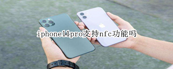 iphone11pro支持nfc功能吗