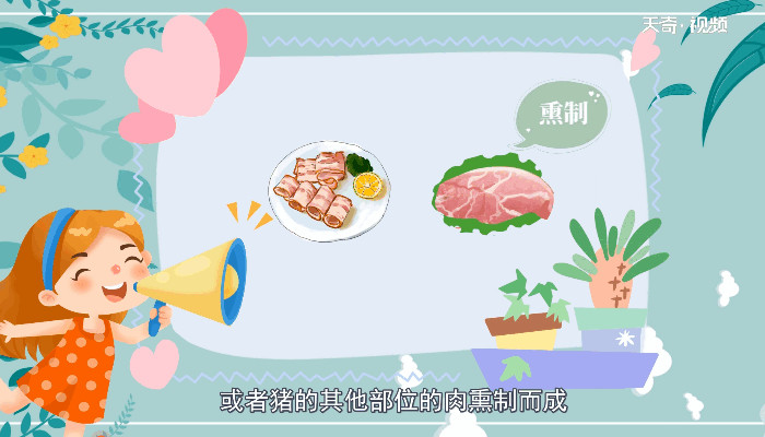 培根肉是什么肉 培根肉是什么肉做的