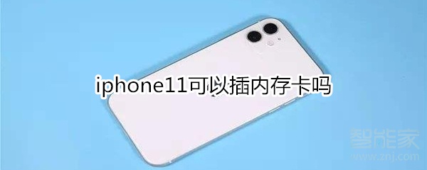 iphone11可以插内存卡吗