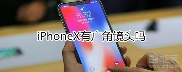 iphonex有广角镜头吗