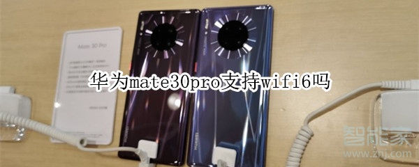 华为mate30pro支持wifi6吗