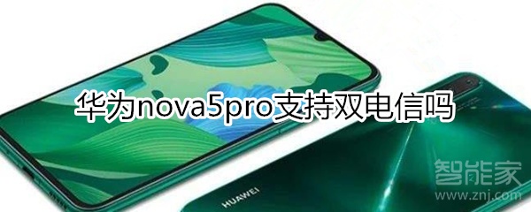 华为nova5pro支持双电信吗