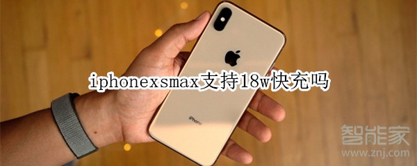 iphonexsmax支持18w快充吗