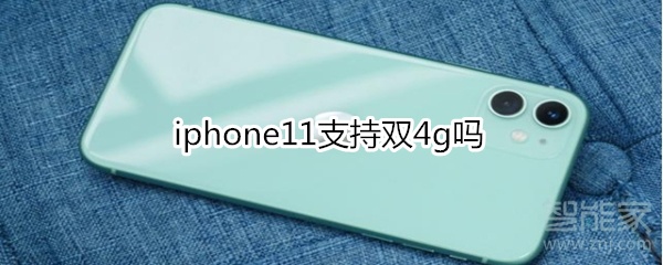 iphone11支持双4g吗