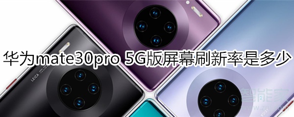 华为mate30pro 5G版屏幕刷新率是多少