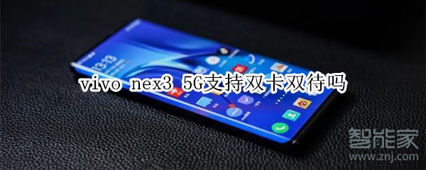 vivo nex3 5G支持双卡双待吗