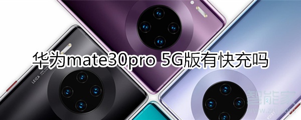 华为mate30pro 5G版有快充吗