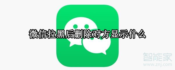 微信拉黑后删除对方显示什么