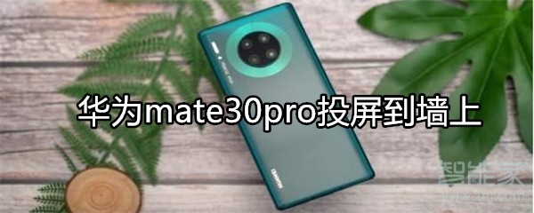 华为mate30pro投屏到墙上