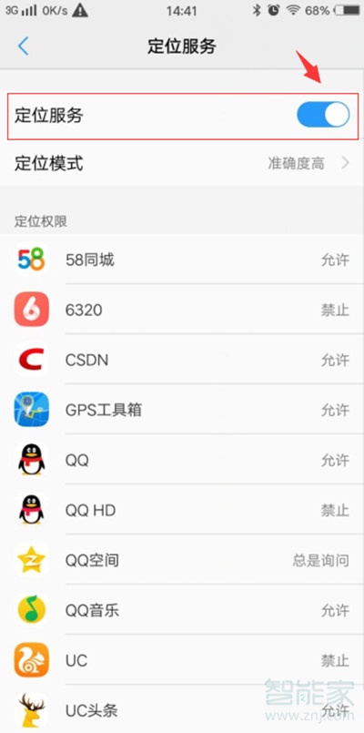 vivoy93s怎么开启定位