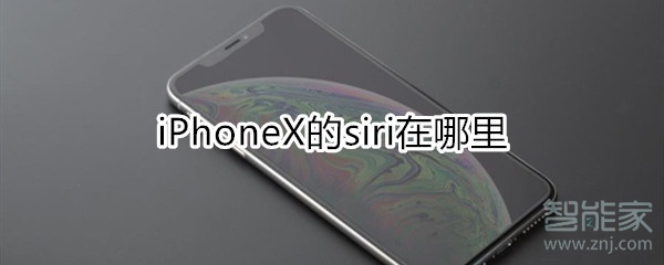 iphonex的siri在哪里