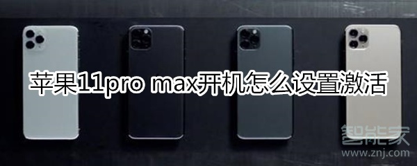 苹果11pro max开机设置