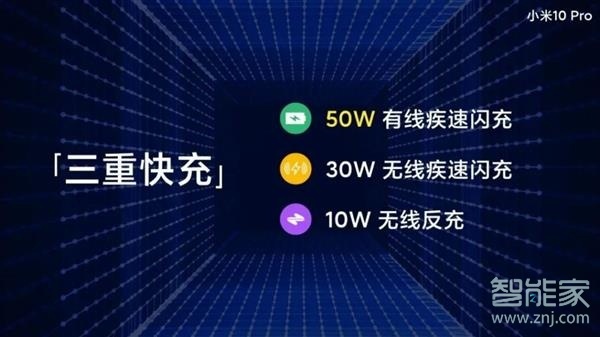 小米10pro无线充电多少w