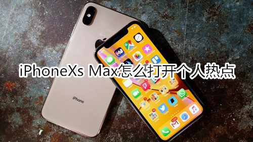 iPhoneXs Max怎么打开个人热点