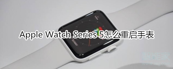 Apple Watch Series 5怎么重启手表