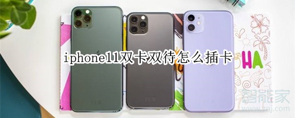 iphone11双卡双待怎么插卡