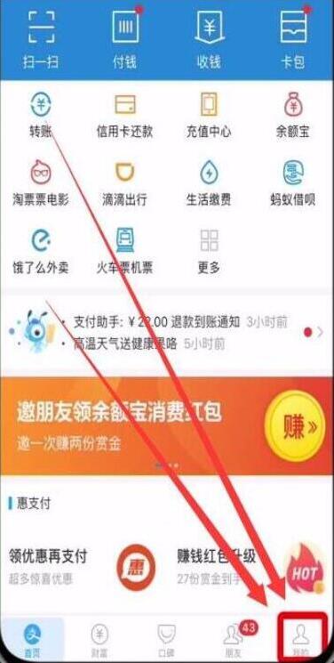 荣耀20pro支付宝指纹支付怎么设置