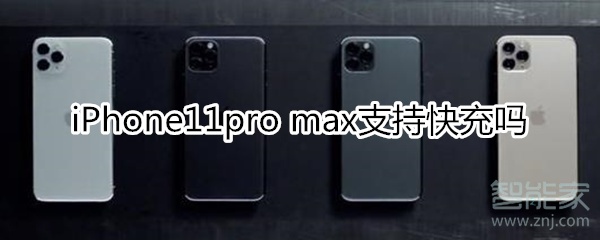 iPhone11pro max支持快充吗