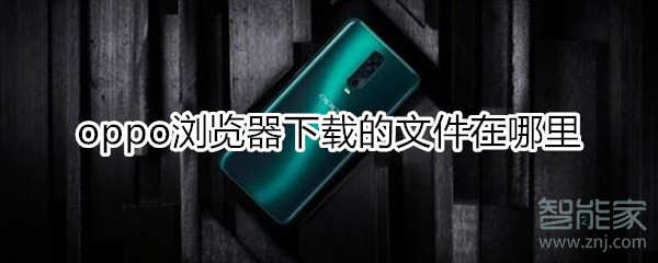 oppo浏览器下载的文件在哪里