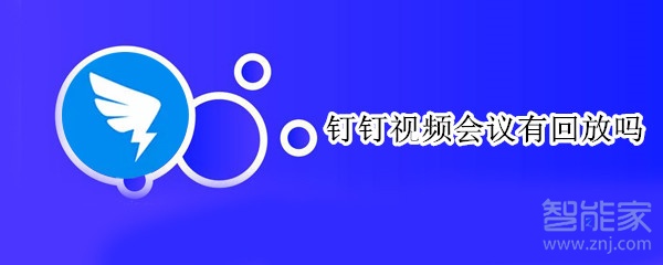 钉钉视频会议有回放吗