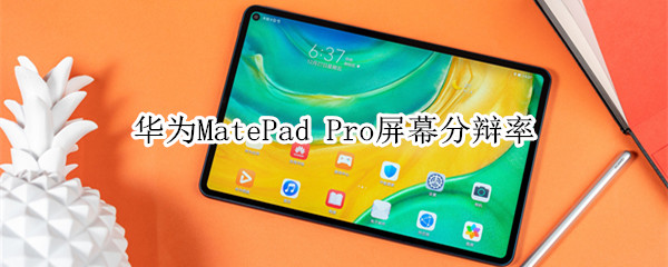 华为MatePad Pro屏幕分辩率
