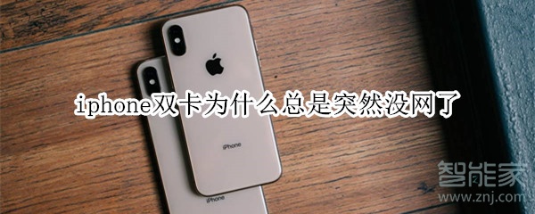 iphone双卡为什么总是突然没网了