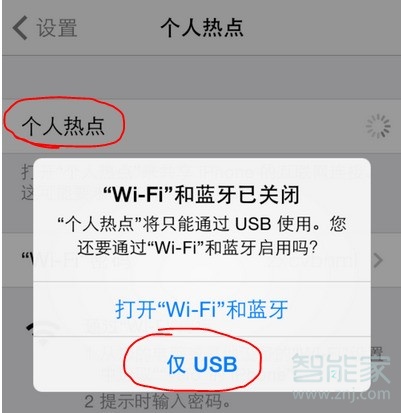 iphone热点usb没反应