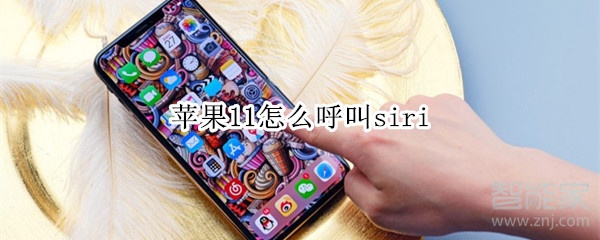 苹果11怎么呼叫siri