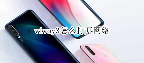 vivoy3怎么打开网络