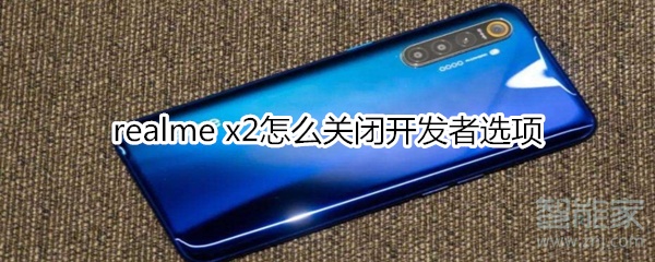 realme x2怎么关闭开发者选项