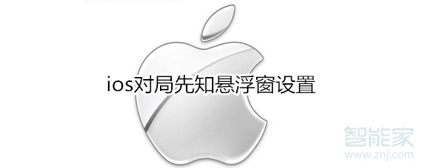 ios对局先知悬浮窗设置