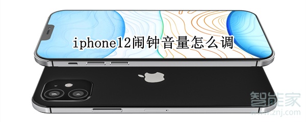 iphone12闹钟音量怎么调