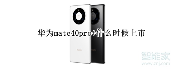 华为mate40pro+什么时候上市